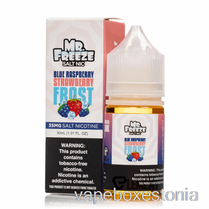 Vape Box Estonia Blue Razz Maasika Frost - Mr Külmutatud Soolad - 30ml 35mg
